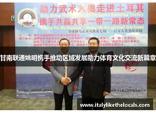 甘南联通姚明携手推动区域发展助力体育文化交流新篇章